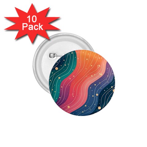 Art Abstract Pattern 1.75  Buttons (10 pack) from ArtsNow.com Front