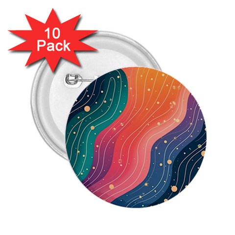 Art Abstract Pattern 2.25  Buttons (10 pack)  from ArtsNow.com Front