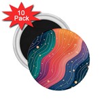 Art Abstract Pattern 2.25  Magnets (10 pack) 