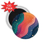 Art Abstract Pattern 2.25  Magnets (100 pack) 