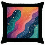 Art Abstract Pattern Throw Pillow Case (Black)