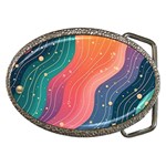 Art Abstract Pattern Belt Buckles