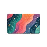 Art Abstract Pattern Magnet (Name Card)