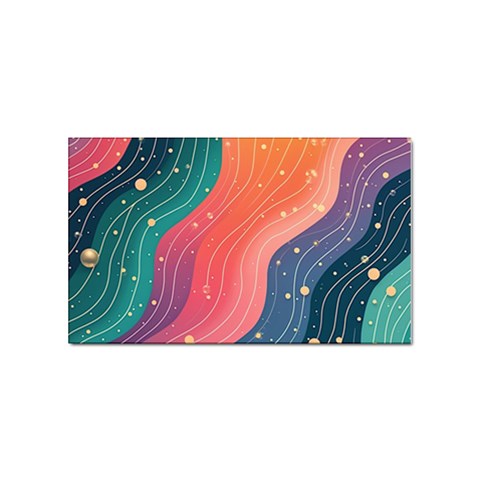 Art Abstract Pattern Sticker Rectangular (10 pack) from ArtsNow.com Front