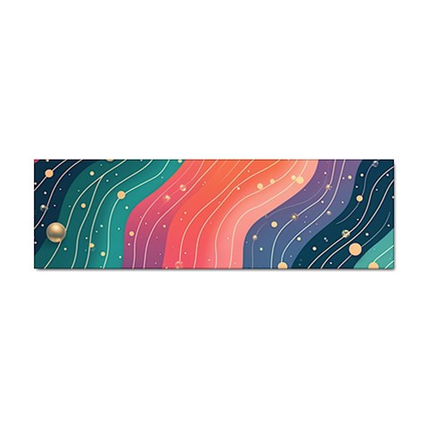 Art Abstract Pattern Sticker Bumper (10 pack) from ArtsNow.com Front