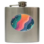 Art Abstract Pattern Hip Flask (6 oz)