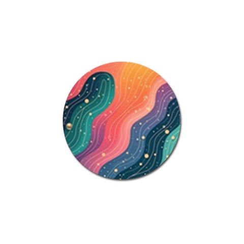 Art Abstract Pattern Golf Ball Marker (4 pack) from ArtsNow.com Front