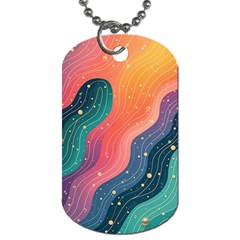 Art Abstract Pattern Dog Tag (Two Sides) from ArtsNow.com Front