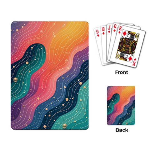 Art Abstract Pattern Playing Cards Single Design (Rectangle) from ArtsNow.com Back