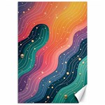 Art Abstract Pattern Canvas 12  x 18 