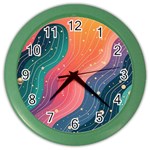 Art Abstract Pattern Color Wall Clock