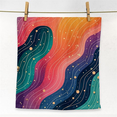 Art Abstract Pattern Face Towel from ArtsNow.com Front