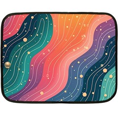 Art Abstract Pattern Two Sides Fleece Blanket (Mini) from ArtsNow.com 35 x27  Blanket Front