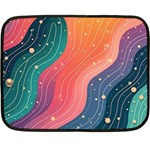 Art Abstract Pattern Two Sides Fleece Blanket (Mini)