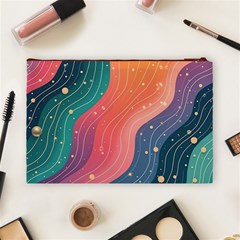 Art Abstract Pattern Cosmetic Bag (Large) from ArtsNow.com Back