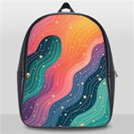 Art Abstract Pattern School Bag (Large)