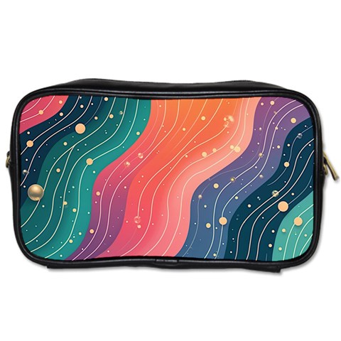 Art Abstract Pattern Toiletries Bag (Two Sides) from ArtsNow.com Front