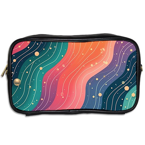 Art Abstract Pattern Toiletries Bag (Two Sides) from ArtsNow.com Back