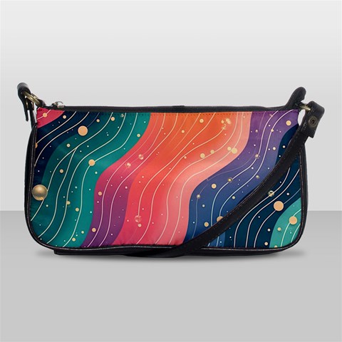 Art Abstract Pattern Shoulder Clutch Bag from ArtsNow.com Front