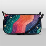 Art Abstract Pattern Shoulder Clutch Bag