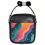 Art Abstract Pattern Girls Sling Bag