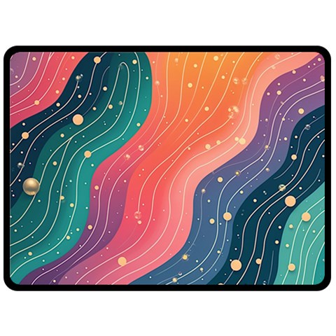 Art Abstract Pattern Fleece Blanket (Large) from ArtsNow.com 80 x60  Blanket Front