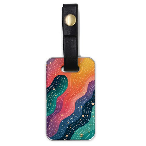 Art Abstract Pattern Luggage Tag (one side) from ArtsNow.com Front