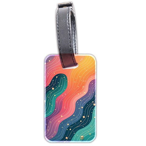 Art Abstract Pattern Luggage Tag (two sides) from ArtsNow.com Front