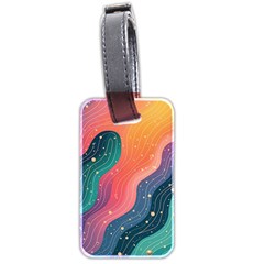 Art Abstract Pattern Luggage Tag (two sides) from ArtsNow.com Back