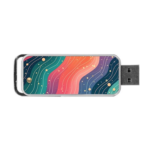 Art Abstract Pattern Portable USB Flash (One Side) from ArtsNow.com Front