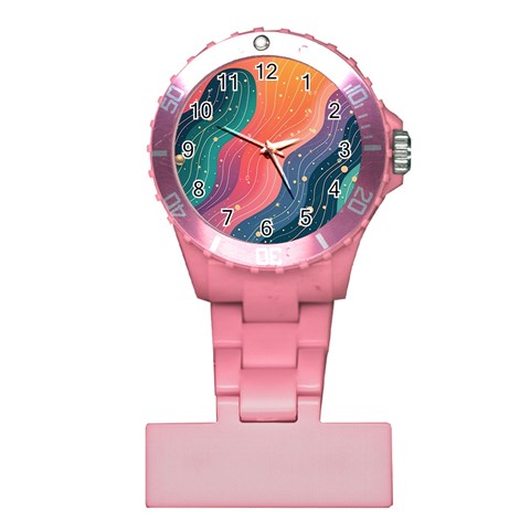 Art Abstract Pattern Plastic Nurses Watch from ArtsNow.com Front