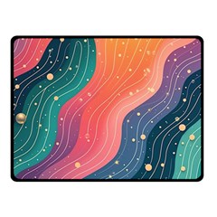 Art Abstract Pattern Two Sides Fleece Blanket (Small) from ArtsNow.com 45 x34  Blanket Front