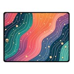 Art Abstract Pattern Two Sides Fleece Blanket (Small)