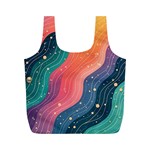 Art Abstract Pattern Full Print Recycle Bag (M)