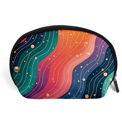 Art Abstract Pattern Accessory Pouch (Large) from ArtsNow.com Front