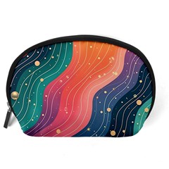 Art Abstract Pattern Accessory Pouch (Large) from ArtsNow.com Back