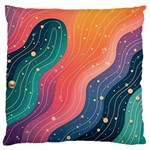 Art Abstract Pattern Standard Premium Plush Fleece Cushion Case (Two Sides)