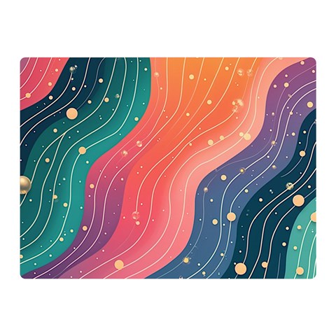 Art Abstract Pattern Two Sides Premium Plush Fleece Blanket (Mini) from ArtsNow.com 35 x27  Blanket Front