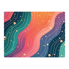 Art Abstract Pattern Two Sides Premium Plush Fleece Blanket (Mini) from ArtsNow.com 35 x27  Blanket Back