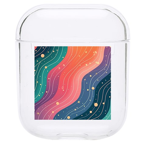 Art Abstract Pattern Hard PC AirPods 1/2 Case from ArtsNow.com Front