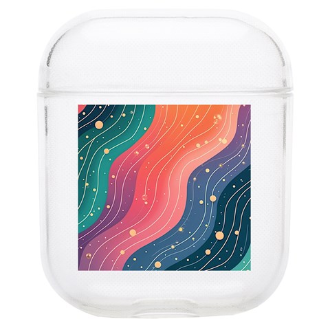 Art Abstract Pattern Soft TPU AirPods 1/2 Case from ArtsNow.com Front