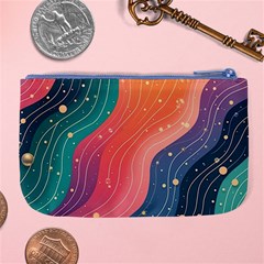 Art Abstract Pattern Large Coin Purse from ArtsNow.com Back