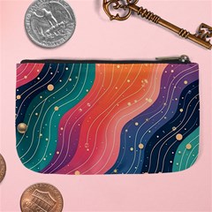 Art Abstract Pattern Large Coin Purse from ArtsNow.com Back