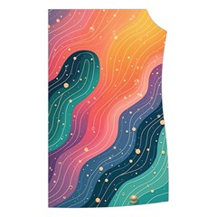 Art Abstract Pattern Women s Button Up Vest from ArtsNow.com Front Left