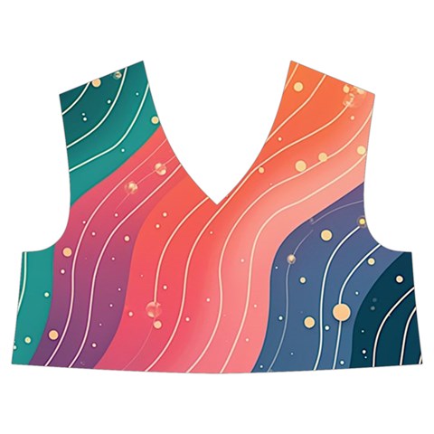 Art Abstract Pattern Kids  Midi Sailor Dress from ArtsNow.com Front Top