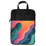 Art Abstract Pattern Foldable Shoe Storage Bag