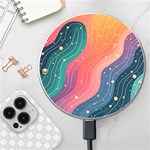 Art Abstract Pattern Wireless Fast Charger(White)