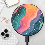 Art Abstract Pattern Wireless Fast Charger(Black)