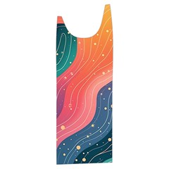 Art Abstract Pattern Kids  Stylish Hooded Puffer Vest from ArtsNow.com Front Right Side