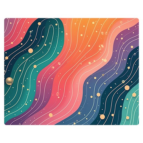 Art Abstract Pattern Premium Plush Fleece Blanket (Medium) from ArtsNow.com 60 x50  Blanket Front